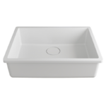 Lavoar sub blat BRINA V-UN, 450x300 mm, alb mat - imagine 3