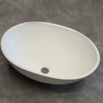 Lavoar sub blat BLANCA-UN 404x323 mm, alb mat - imagine 3