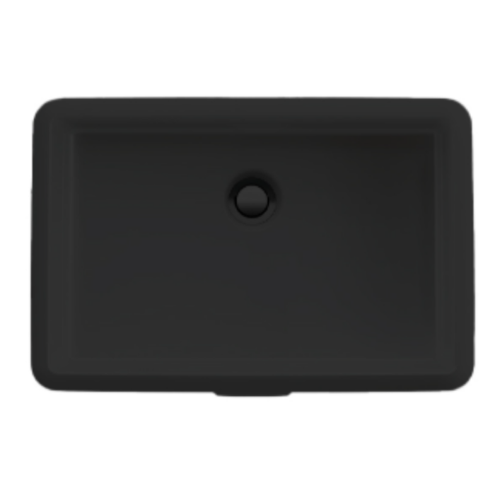 Lavoar sub blat Laufen LIVING CITY, 490×310 mm, negru mat - imagine 2