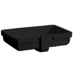 Lavoar sub blat Laufen LIVING CITY, 490×310 mm, negru mat - imagine 3