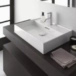 Lavoar suspendat Laufen KARTELL, alb lucios - imagine 4