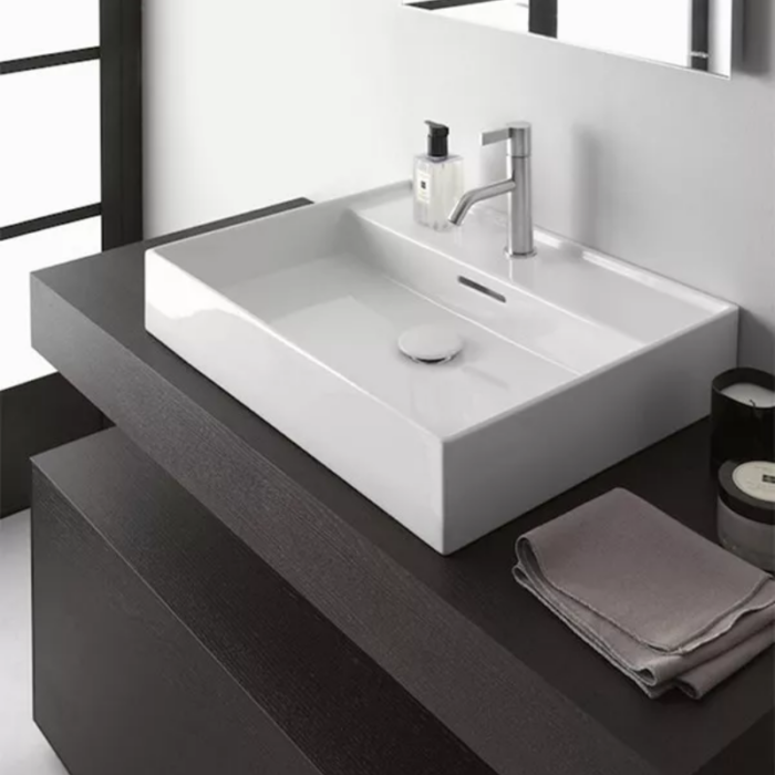Lavoar suspendat Laufen KARTELL, alb lucios - imagine 4