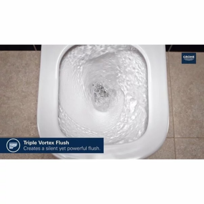 Vas WC suspendat GROHE Euro Ceramic cu capac Soft Close, alb lucios - imagine 5