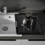 Tavă de scurgere BLANCO Wave Drainer 432 × 382 mm, neagră
