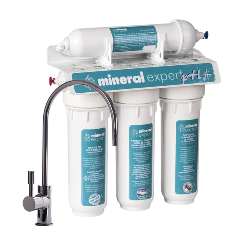 Y12371CR - 2026-10-21T104459.337 Filtru de flux Mineral Expert pH+, 4 trepte, cu mineralizator alcalin - imagine 1