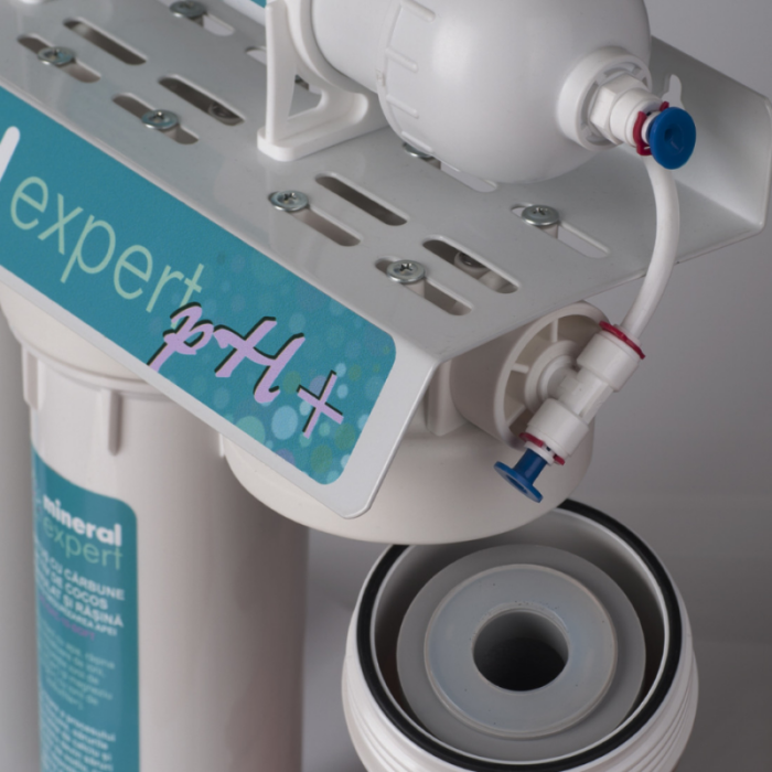 Filtru de flux Mineral Expert pH+, 4 trepte, cu mineralizator alcalin - imagine 2