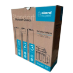 Set de cartușe Mineral Expert STANDART pentru osmoză inversă, 10″, 3 buc