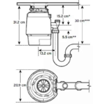 Tocător de resturi alimentare InSinkErator Premium 700 SR