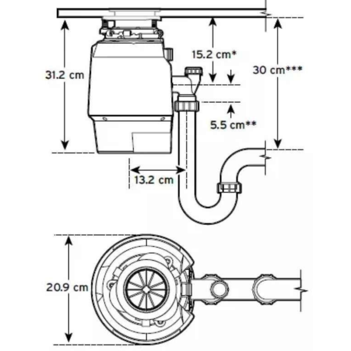 Tocător de resturi alimentare InSinkErator Premium 700 SR