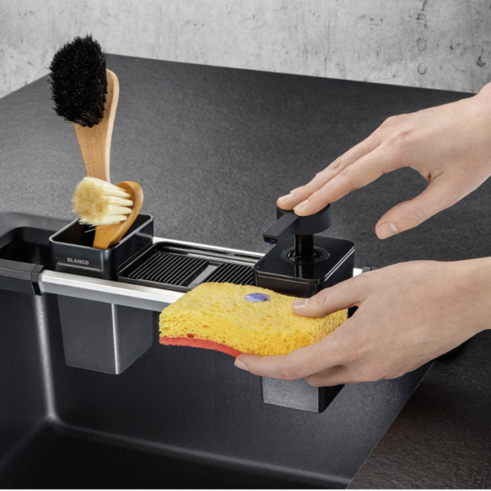 Set organizator BLANCO Worktop Organizer Main Set 527448, negru-gri