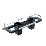 Set organizator BLANCO Worktop Organizer Main Set 527448, negru-gri